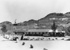 Facade of Desert Inn Motel: photographic print