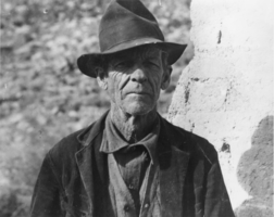Ralph Jacobus "Dad" Fairbanks in Shoshone, California: photographic print
