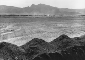 Amargosa Valley looking west over land in Section 7: photographic print