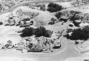 Aerial view of the Hidden Hills Ranch: photographic print