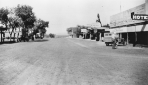 View of Main Street, Beatty, Nevada, looking north: photographic print