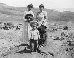Irving Crowell as a child in Candelaria, Nevada: photographic print