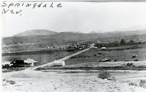 View of Springdale, Nevada: photographic print