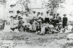 School picnic in Springdale: photographic print