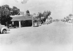 Looking north up Main Street, Beatty, Nevada: photographic print