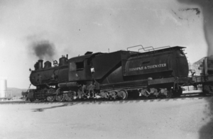 Tonopah and Tidewater Railroad Engine No. 8: photographic print