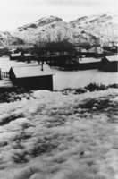 View of Beatty looking northeast after snow storm: photographic print