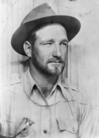 Leon Hughes, son of John R. Hughes, on the Pahrump Ranch, Nevada: photographic print