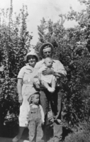 Max and Estelle Hafen with their sons: photographic print