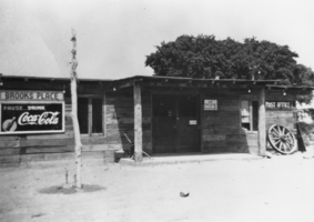 Exterior of the Pahrump Trading Post: photographic print
