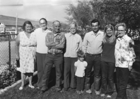 Fallini family and relatives: photographic print