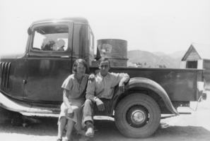 Helen and Joe Fallini, Tonopah, Nevada: photographic print