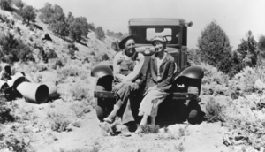 Mr. and Mrs. Stingley, Eden Creek, Nevada: photographic print