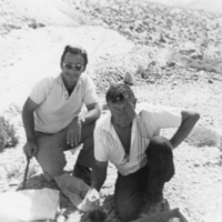 Danny Murnane and Norman Coombs' mining claim at Divide, near Tonopah: photographic print