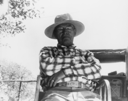 Mayme Hooper's father-in-law, Tim Hooper, in Monitor Valley, Nevada: photographic print