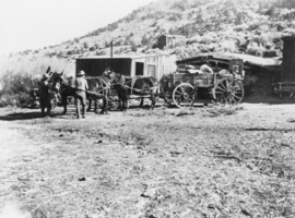 Orville Knighten Reed's ranch at Hawes Canyon, Nevada: photographic print