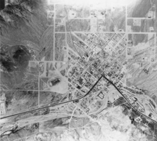 Aerial view of Beatty: photographic print