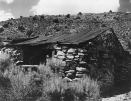 Prospector's cabin, Nevada Test Site: photographic print