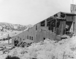 Sideview of the Red Mill in Manhattan, Nevada: photographic print 