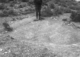 Petroglyphs in Currant Creek: photographic print