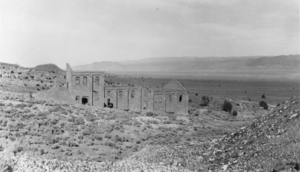 Remains of the Combination Mill located east of Belmont, Nevada: photographic print