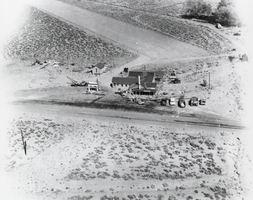 Aerial view of Carver's Station: photographic print