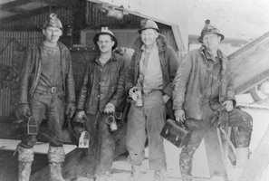 Drilling crews at the New Gold Mine, Nevada: photographic print