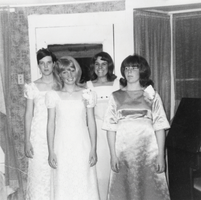 Jeannie Hugh, Dianne Lofthouse, Cynthia Kielhack, and Carol Lofthouse ready for prom: photographic print