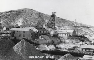 Postcard of Belmont Mine, Tonopah, Nevada: photographic print