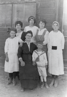 Grandma Catherine Anderson with some of her children: photographic print