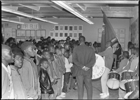 Set of photographs including San Diego trip, Madison School Veteran's Day Program, and portraits: image 001