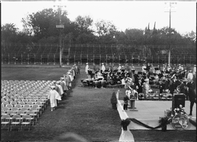 Set of photographs including V. High Band's (Vegas or Valley?) banquet, and graduation: image 001