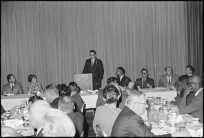 Set of photographs including Bishop Appreciation, civil rights luncheon at the Mint, Grand Lodge at Bethel Baptist, and Cassius Clay at Larry's: image 001