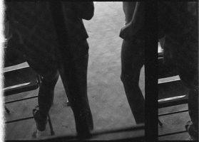 Set of photographs including Westside School registration, L. Vereye, Jo Mackey School, and PTA officers: image 001