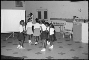 Set of photographs including Doolittle dancers, Women's Demonstration West, Lodge at Mongomer's Bethel, and Sawyer at Golden West: image 001