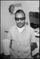 Set of photographs including Bee at Earl's, Governor Sawyer's Campaign at Golden West and Westside stores: image 001