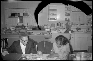 Set of photographs of party and snowstorm: image 001