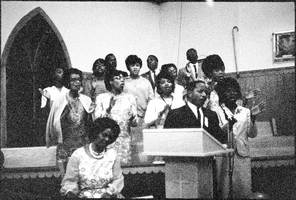 Set of photographs including Jerry Lockhart and Autherena Walton's wedding and L.H. and Dottie: image 001