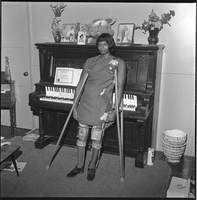 Set of photographs including Helen Anderson, Mrs. Fanny Owens, Doolittle activities, Sister Chawman, Mickey Mouse program, and Victory Baptist Church sewing circle: image 001