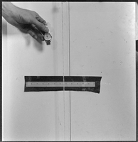 Set of photographs including Tony Wright Singers, Miscal at St. Paul, focus tests, K Dott Club, Atomic Blast (measurements), and Tanga: image 001