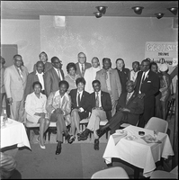 Set of photographs including Ray Feaster & Regina, graduating class at SNMH (C.E.P.), NAACP installation at Ruben's, and Brenda McKinney: image 001