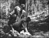 Mr. and Mrs. Howard R. Hick (Jean Brown) at Mt. Charleston, Nevada: black-and-white photographs