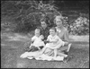 Fisher and Hiller (Betty and Tops) with Leslie and Martha Joan: black-and-white photographs