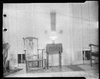 Home, 237 W. College Street, Oberlin, front livingroom between windows: black-and-white photographs