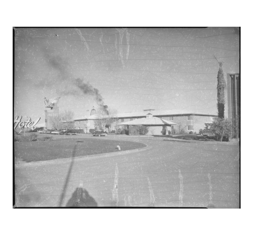 Thunderbird Hotel for Kimport Building Co., 1955 January 13: black-and-white photographs