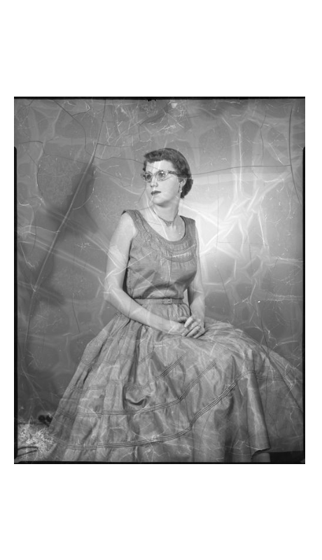 Untitled (unidentified woman), 1950 to 1959: black-and-white photographs