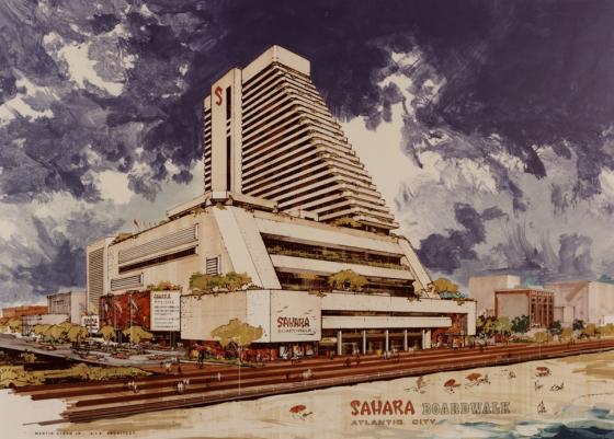 Rendering of the proposed Sahara Atlantic City resort