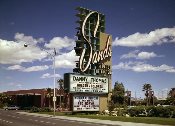 Front exterior of the Sands Hotel