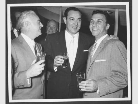 Wilbur Clark's birthday party, Las Vegas, December 27, 1956