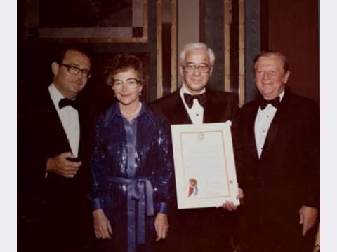 Israel Bond dinner honoring Billy and Jean Weinberger held at Caesars Palace (Las Vegas, Nev.), circa 1975